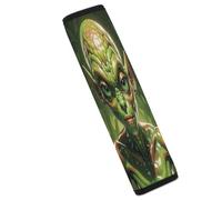 Green Alien Car Seat Belt Cover Soft Comfortable Shoulder Seatbelt Pads Cover Seat Belt Pad for Suitable for Car Interior Accessorie