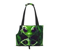 Green alien print Puppy Carrier Dog Walking Bags Pets Dogs Carrier Bags for small Dogs and Cat and Rabbit