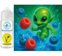 Green Alien - Raspberry Blueberry Curacao Flavor Concentrate - Vegan - Sasami - 100ml