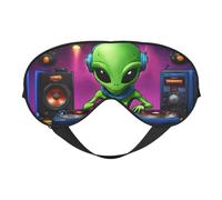 Green Alien Sleep Eye Mas Updated Design Light Blocking Night Eye Blinder Men Women Shift Work Travel