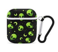Green Aliens Pattern Compatible with Airpod 1/2 Case