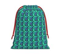 Green Aliens Print Gift Reusable Drawstring Bag Holiday Party Decor Daily Storage Celebrations Pouch