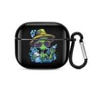 Green Aliens Weed Headphone Case Compatible with AirPods 3