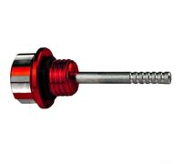 Green Aluminum Oil Dipstick for Racing Custom Green Aluminum(Red) | Gold anodized finish, resistant, direct for fit replacement, enhances engine bay aesthetics