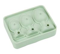 (Green) Anal Plug Shaped Ice Cube Tray, Funny Silicone Mold for Homemade Cakes, Chocolates and Candies