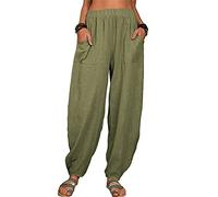 Green and Black Pajama Pants Tan Trousers for Women High Waisted Trousers Women Workout Maternity Pants Palazzo for UK Womens High Waisted Cargo Khaki Cotton Womens Green 5XL