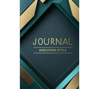 Green and Golden Color Executive Journal - 6x9 Inch Professional Notebook for Leaders & Thinkers