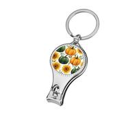 Green and Orange Pumpkins with Yellow Sunflowers Nail Clippers Toenail Clipper Cutters Professional Nail Trimmer Nail Cuticle Cutter for Women Men