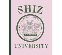 Green and Pink Shiz university composition Notebook: Cute, Girl, Aesthetic, wicked College Ruled wide ruled, 8.5x11, 120 Pages