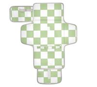 Green and White American Plaid Reusable Changing Pads with Tissue Pocket Changing pad for Changing Table for Girl & Boy cambiador de pa?ales para Bebes
