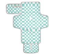 Green and White American Plaid Reusable Diaper pad Changing mat with Tissue Pocket Changing pad for Changing Table for Girl & Boy cambiador de pa?ales para Bebes