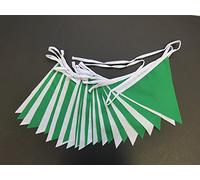 Green and White St Patrick's Day Irish Bunting - 10m Single Sided Bunting
