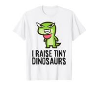Green Anole Lizard Owner - I Raise Tiny Dinosaurs T-Shirt