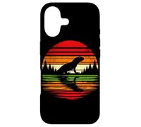 Green Anole Sunset Retro Style Safari Vintage 70s Case for iPhone 17