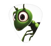 Green Ant Printed pick set - 12 pieces, thin, medium and thick guitar picks, suitable for guitar, bass, electric guitar and ukulele