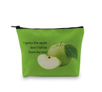Green Apple Summer Makeup Bag Music Album Fans Gift Rotten Apple Bag (Apple Don't Fall far from The Tree 3UK)