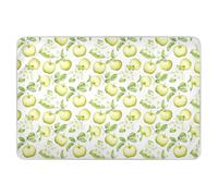 Green Apples Fruit White Extra Large Resuable Changing Pad Covers Water Resistant Toddler Bed Pee Pads Skin-Friendly Cradle Mattress for Baby Toddler Children, 52" L x 34" W