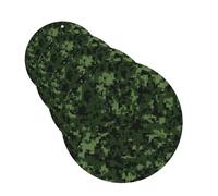 Green Army Digital Camouflage Car Air Fresheners Cards Set of 4 Pieces Personalized Car Fresheners Gifts for Men Women Auto Aromatherapy Tablets Hanging Scented Cards for Wardrobe Bathroom
