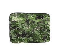Green Army Digital Camouflage print Print Laptop Sleeve, Compact Portable Protection for 10 inch Devices, Pad Tablet, Work, Travel & Office Use