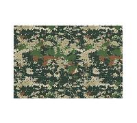 Green Army Digital Camouflage Printed Jigsaw Puzzle 14.4x9.8 CM, Rectangular Puzzle Challenging Game for Adults Gifts, Family Fun Decorative Wall Decor