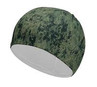 Green Army Digital Camouflage Swim Cap for Women Men,Swimming Cap-Comfortable Flexible,Swim Hat for Long Thick Curly Hair & Braids Hair