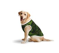 Green Army Digital Camouflageprint Large Pets Vest Party Travel Breathable Summer Lightweight Soft Cozy Sleeveless