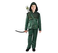 Green Arrow Costume for Kids: Official DC Comics Child's Green Arrow Costume - Perfect Green Costume for Your Little Archer - Size 10-12 years