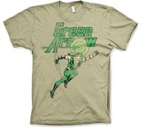Green Arrow Distressed T-Shirt Khaki