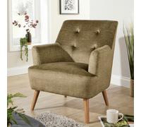 Arta Accent Chair Armchair Occasional Sofa Modern Upholstered Seating Home Source Green One Size