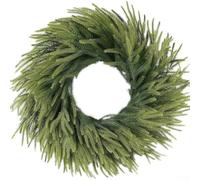 Green Artificial Wreath 35cm Lifelike Branches for Home(35CM wreaths)