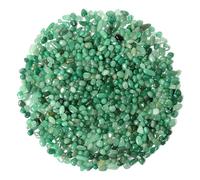 Green Aventurine Crystal Chips Natural Crushed Stone 500g Healing Crystals Bulk Crushed Crystal Gemstones for Crafts Beautiful Gift Package