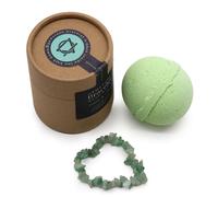 Green Aventurine Gem Bracelet Bath Bomb