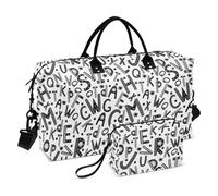 Green Avocado Fried Egg Bacon Toast Large Bag Overnight Weekender Bags Gym Sports Duffel Bags with Adjustable Strap for Travel Large Capacity