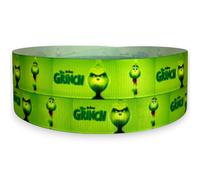 Green Baby Grinch 2m x 22mm Wide Christmas Ribbon Great for Accessories Cake Decorating Ribbon & Decoration Ideas for Present Gift Wrap, Bows, Toppers or Wrapping for Bags. Eve Boxes!