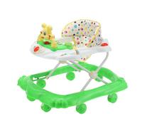 Green Baby Walker Bouncer First Steps Push Along Activity Music Ride On Car Melody Uk