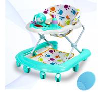 Green Baby Walker Bouncer First Steps Push Along Activity Music Ride On Car Melody UK VOGREX Green 1 Pack