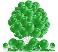 Green Balloons 50pcs 12 Inch Hunter Green Balloons for Kids Forest Theme Birthday Decoration Baby Shower Wedding Graduation Summer Party Decor