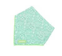 Green Bandana for Dogs & Puppies - 'Mint Meadow Paws' (Medium/Large)