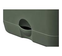 Green Basics Growpot Square All in 1 15cm Leaf Green