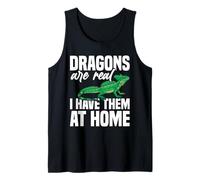 Green Basilisk Lizard Lover Exotic Reptile Keeper Tank Top