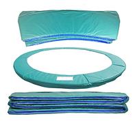 Green Bay 10FT 305cm Premium Replacement Trampoline Surround Pad | UV resistant PVC top | EPE foam(thickness:15mm, width:300mm) | Safety Guard Spring Cover Padding Pads Green for 6 poles Trampoline