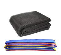 Green Bay 10FT 8 Poles Tri-Colour Trampoline Net Replacement with Padding