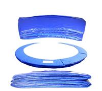 Green Bay 8FT 244cm Premium Replacement Trampoline Surround Pad | UV resistant PVC top | EPE foam(thickness:15mm, width:300mm) | Safety Guard Spring Cover Padding Pads Blue