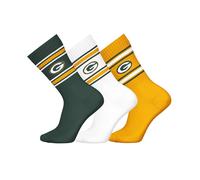 NFL Unisex Green Bay Packers Crew Socks Sport Socks (Pack of 3)
