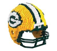 Green Bay Packers NFL 3D BRXLZ Puzzle Replica Helmet Set, One Size