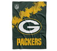 Green Bay Packers NFL Fleece Super-Soft Throw Brush Blanket