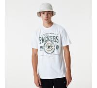 Green Bay Packers tshirt short sleeve mens cotton crew neck white Team