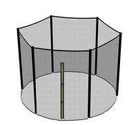Green Bay Premium Replacement Safety Enclosure Net Netting (Net Only, Poles Not Included) | 4mmx4mm UV resistant | for 8FT(244cm) 6 poles trampoline