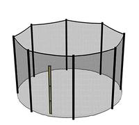 Greenbay Replacement Trampoline Safety Net Enclosure Surround Netting, 14FT - 8 Pole