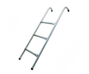 Green Bay Trampoline Ladder Fit 6FT 8FT 10FT 12FT 13FT 14FT 15FT Trampoline | Sturdy and Stable,Heavy Duty and Deep Galvanized Steel Construction,Weather Resistant